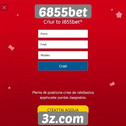 Como criar uma conta na plataforma 6855bet